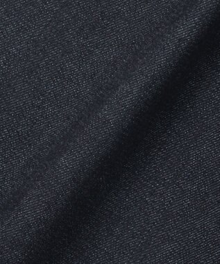 自由区 L 【洗える】365DENIMワイドストレート パンツ ネイビー系