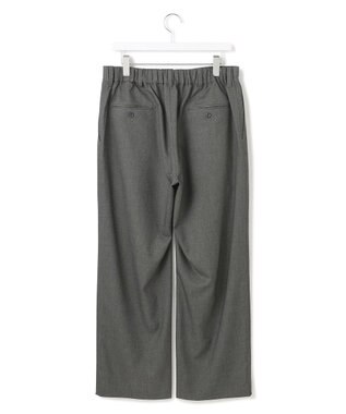 J.PRESS YORK STREET 【UNISEX】ウールライク イージーパンツ ライトグレー系