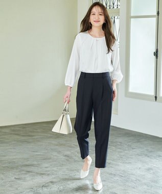 ANY 【洗濯機可】フロントタックブラウス オフ