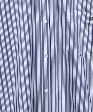 ANY ANYオーバーサイズシャツ ブルーストライプ