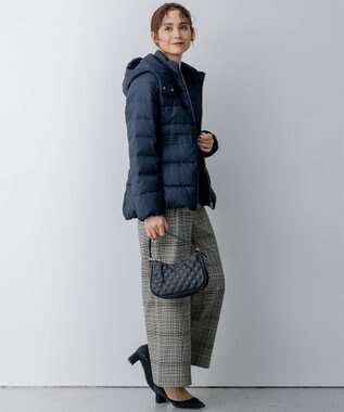 組曲 S 【WEB限定】Vネックドルマンスリーブ ニット ネイビー系