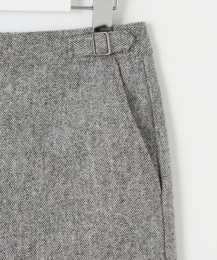 J.PRESS LADIES S 【WEB限定カラーあり】ツイードツイル キュロット パンツ ライトグレー系
