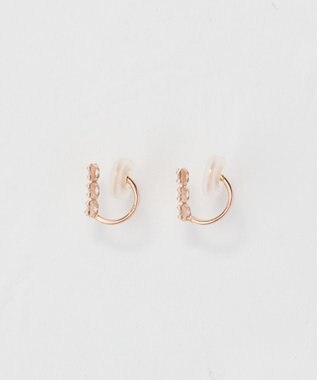 Phoebe 【K10】ストーンバーイヤリング　ローズゴールド ローズゴールド