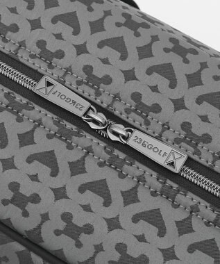 23区GOLF 【UNISEX】モノグラムボストンバッグ　シューズ収納付きの大容量　ショルダー持ちも可能 ブラック系5