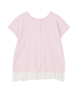AMERICAN HOLIC 【前後2WAY】裾レースベスト Pink