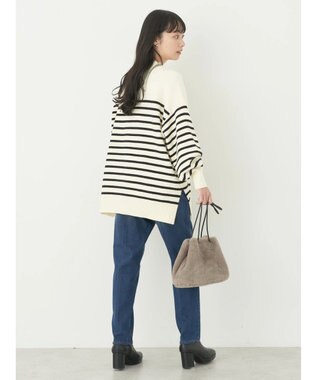 earth music&ecology やわらかタッチハイネックチュニック Border