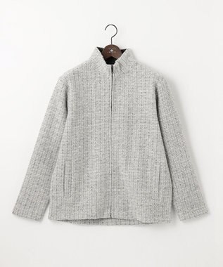 JOSEPH ABBOUD 【軽量/保温性】ウールミックスボアフリース ブルゾン