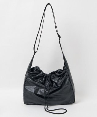 WEGO 【CONVERSE/ユニセックス着用ITEM】別注CONVERSEドローコードショルダーバッグ ブラック