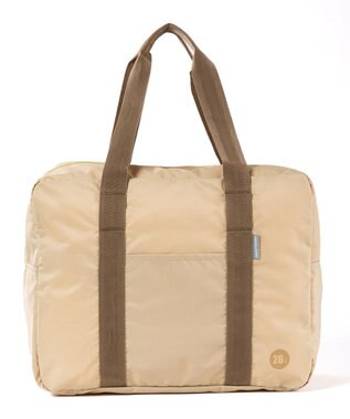 ACE BAGS & LUGGAGE World Traveler  タイヴァス ボストンバッグ 折りたたみ可能 26L 折りたたみ可能 セットアップ可能 ポーチ付き ワールドトラベラー アルコ 旅行 お出かけ 63712 グレージュ