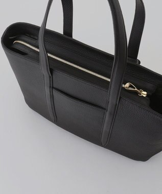 GOTAIRIKU 【ETIAM】シュリンク ファスナートートバッグ（L）《Flexi》 ブラック系