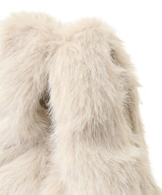 Green Parks ａｎｄｍｉｋｋａ　２ｗａｙキラキラファーミニバッグ Ivory