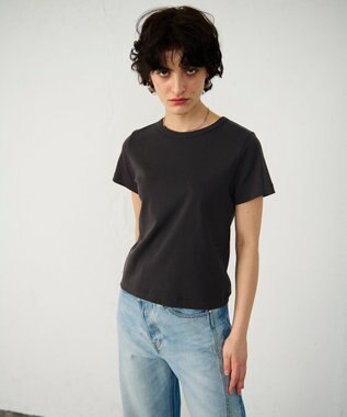 GRACE CONTINENTAL フライスコンパクトトップ チャコール