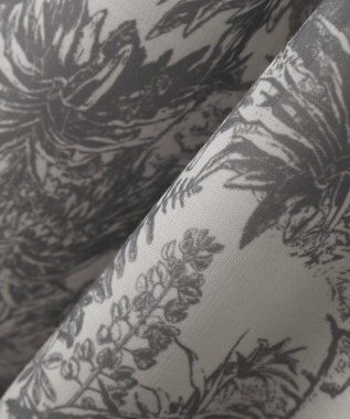 YECCA VECCA サファリ柄フレアシャツワンピース Off White