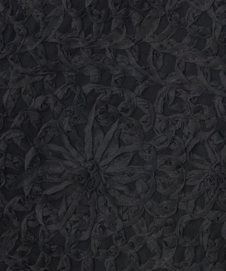 23区 【GOLD LABEL】オーガンジーテープエンブロイダリー ブラウス ブラック系