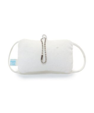 Mother garden しろたん 白いもの マスコットキーホルダー 《マスク》 単品 マスクキーホルダー