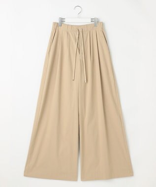 自由区 ファンクショナル2タックワイド パンツ ベージュ