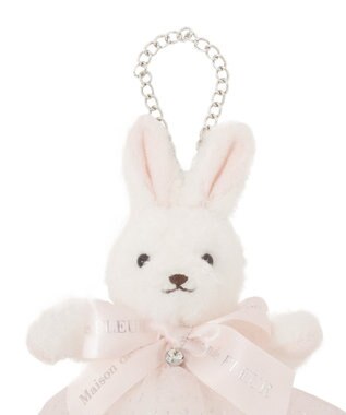 Maison de FLEUR ラメチュールラビットチャーム White