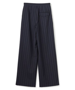 BEIGE， 【セットアップ対応】GEORGE / ウールストライプ  ツータックパンツ Navy Stripes
