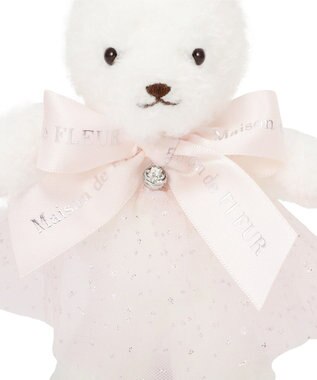 Maison de FLEUR ラメチュールラビットチャーム White