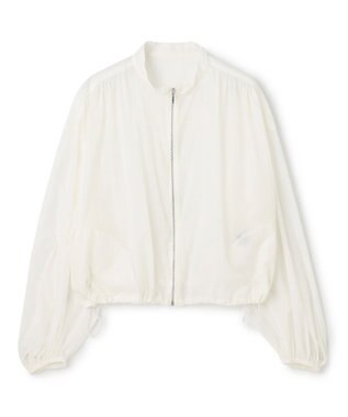 uncrave シアープルーフナイロン スタンドネックブルゾン ホワイト