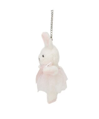 Maison de FLEUR ラメチュールラビットチャーム White