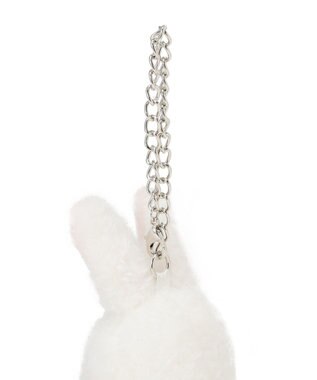 Maison de FLEUR ラメチュールラビットチャーム White