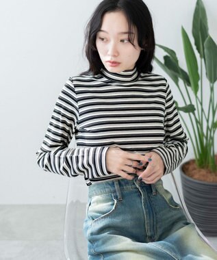 WEGO マルチボーダーロンT ブラック