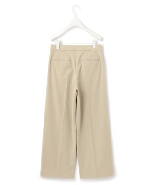 ICB 【洗える】T/Rドライギャバ  ワイドストレートパンツ ベージュ系