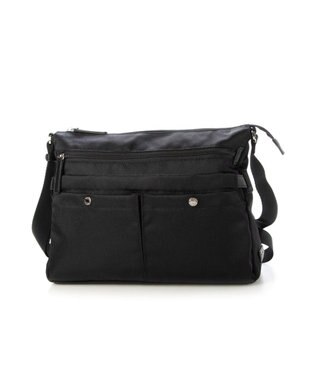 LA BAGAGERIE フロントポケット　スクエアナイロンショルダー　Mサイズ