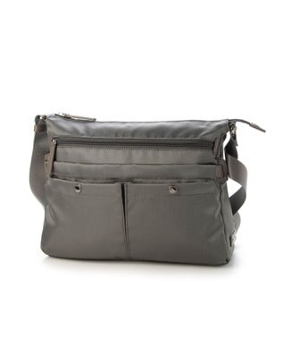 LA BAGAGERIE フロントポケット　スクエアナイロンショルダー　Mサイズ