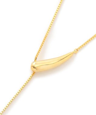 23区 【Oggi8月号掲載】ドロップ ラリエット ネックレス ゴールド系