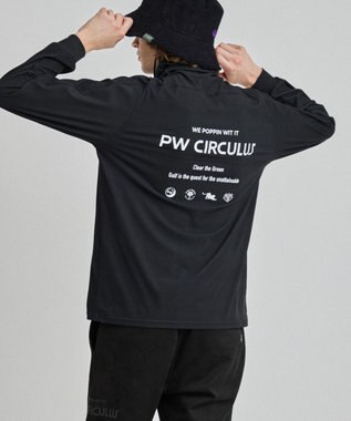 PW CIRCULUS 【MEN】スピンドルハイネックカットソー ブラック系