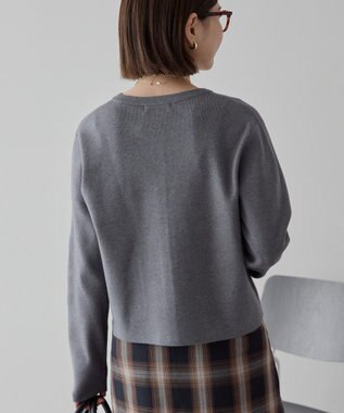 AMERICAN HOLIC バイパチリングドットニットカーディガン Purple