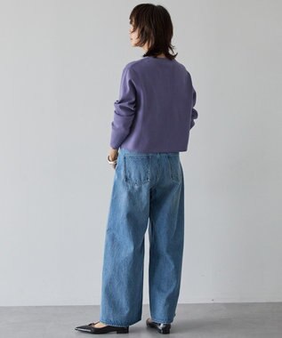 AMERICAN HOLIC バイパチリングドットニットカーディガン Purple