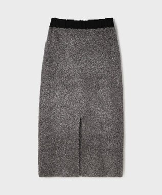 GRACE CONTINENTAL フェザーヤーンシャイニースカート シルバー