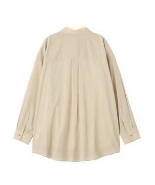 YECCA VECCA シアーレイヤードシャツ Beige