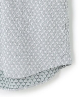 JOSEPH HOMME トライジャガードストレッチ　ウィングカラーシャツ ピーコックグリーン系