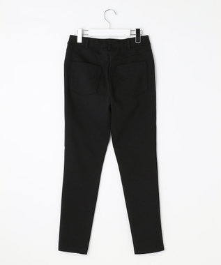 自由区 S 【WEB限定・洗える・撥水加工】ストレッチスリム レギンスパンツ ブラック系