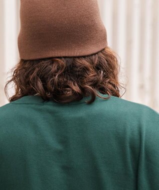 WEGO アクセ付きグラフィックプルオーバー ダークグリーン