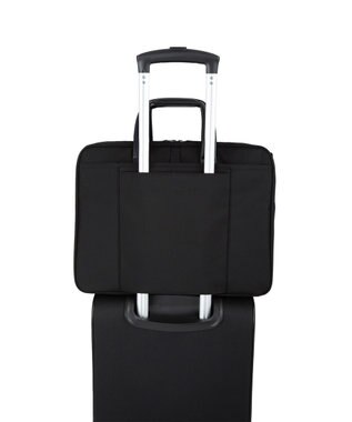 ACE BAGS & LUGGAGE ace. デヴェル ビジネスバッグ B4サイズ 15.6インチPC収納 21/27L 1200g エキスパンド 20264 ブラック×ネイビー