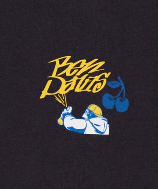 WEGO 【SMLサイズ展開】別注BENDAVISグラフィックT（SS） ブラック中濃色