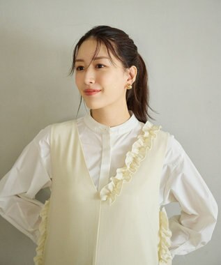 #Newans 【洗濯機可能/ストレッチ】ホイップクリームオールインワン ホワイト