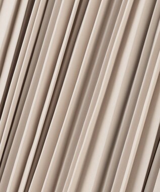 ANY L 【ウエストゴム】プリーツスカート ベージュ