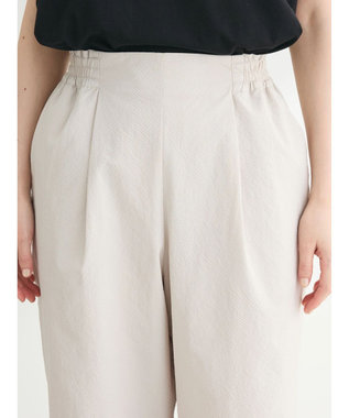 Green Parks イージーサイドラインパンツ Ecru