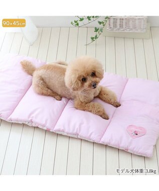 PET PARADISE ディズニー ミニーマウス クール ロールマット 小型犬 ピンク（淡）