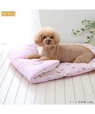 PET PARADISE ディズニー ミニーマウス クール ロールマット 小型犬 ピンク（淡）