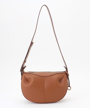 組曲 ハーフムーンショルダー バッグ ブラウン系