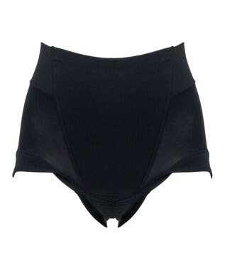 BRADELIS New York 【BRADELIS New York】モモパンツ・ラッピングサニタリーショーツ#319 よく伸びる綿混素材で快適 サニタリー 深め ブラック