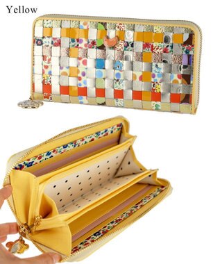 tsumori chisato CARRY エポネコメッシュ ラウンドファスナー長財布