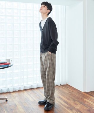 WEGO 【ウエストゴム】TRイージーストレートパンツ 柄2